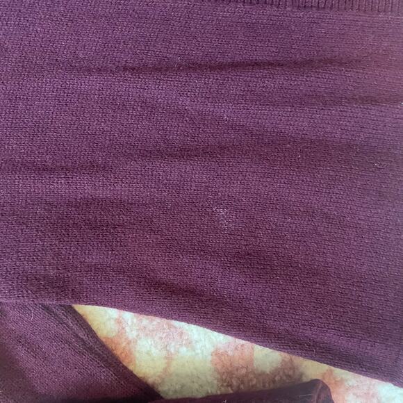 Academia Plum Big Button Open Cardigan - Picture 5 of 9